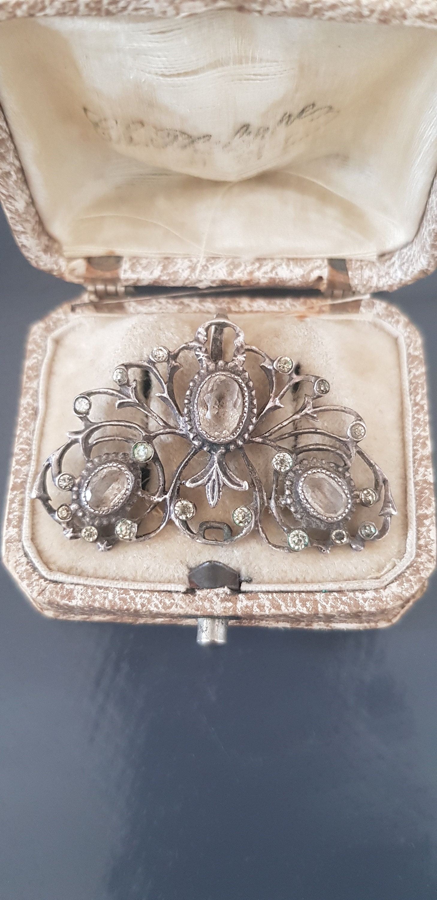 Antique Sterling Silver Paste Pendant Regional French 19th Century ...