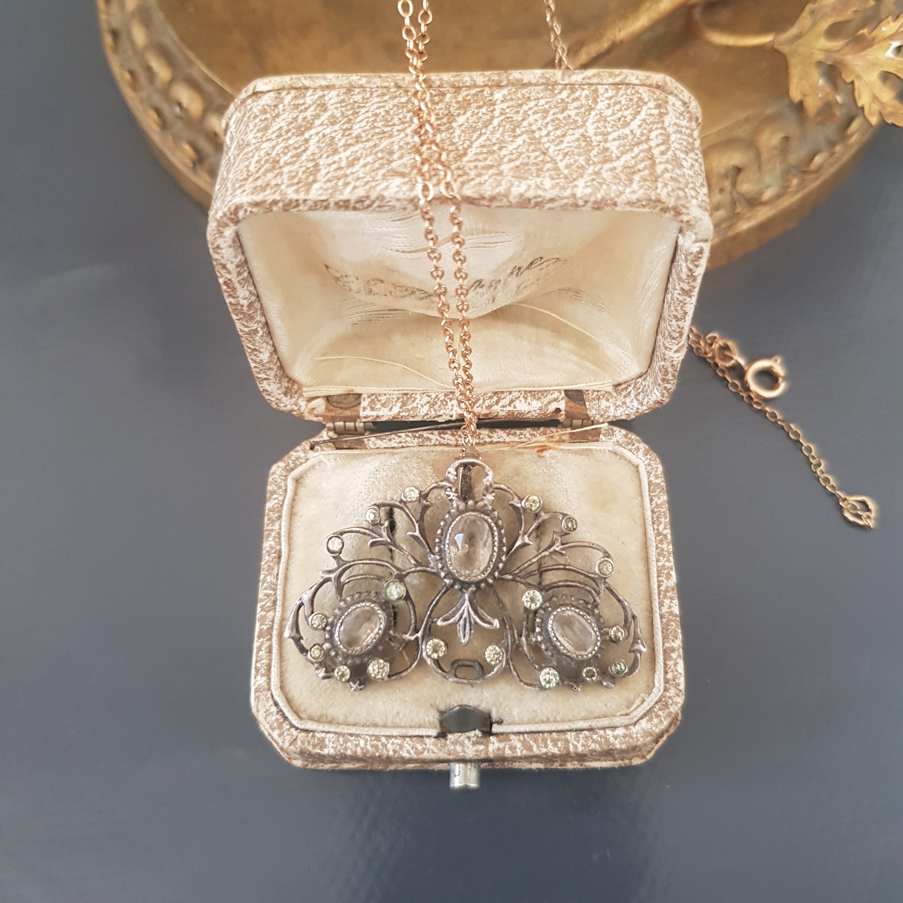 Antique Sterling Silver Paste Pendant Regional French 19th Century ...