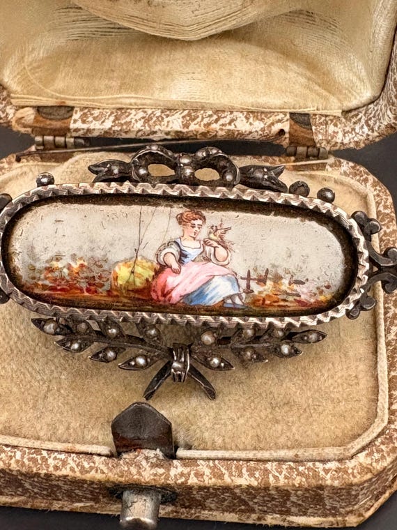 Broche-Pendentif Napoléon III : Bijoux Napoléon III, Bijoux anciens