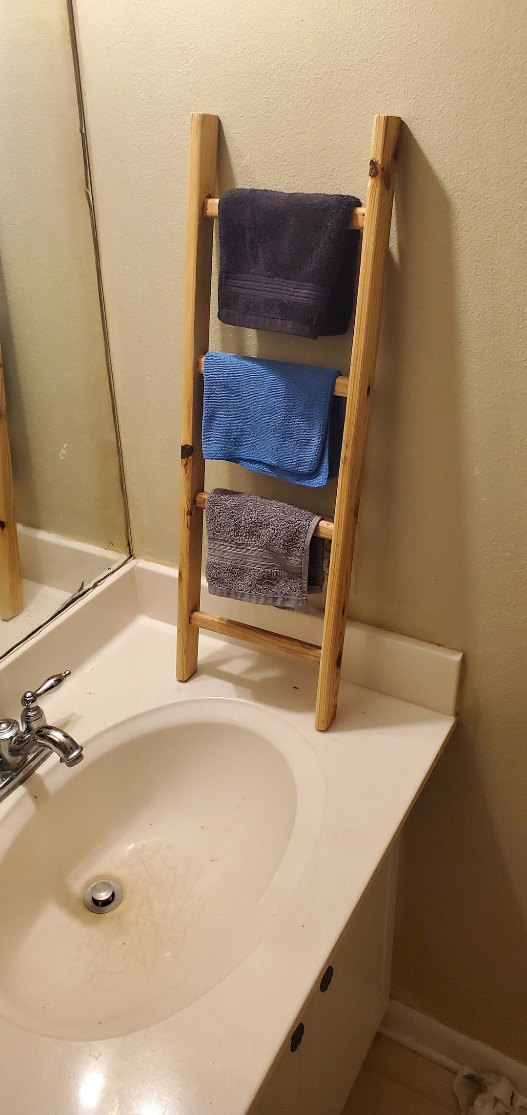 Mini Ladder Hand Towel Rack Etsy
