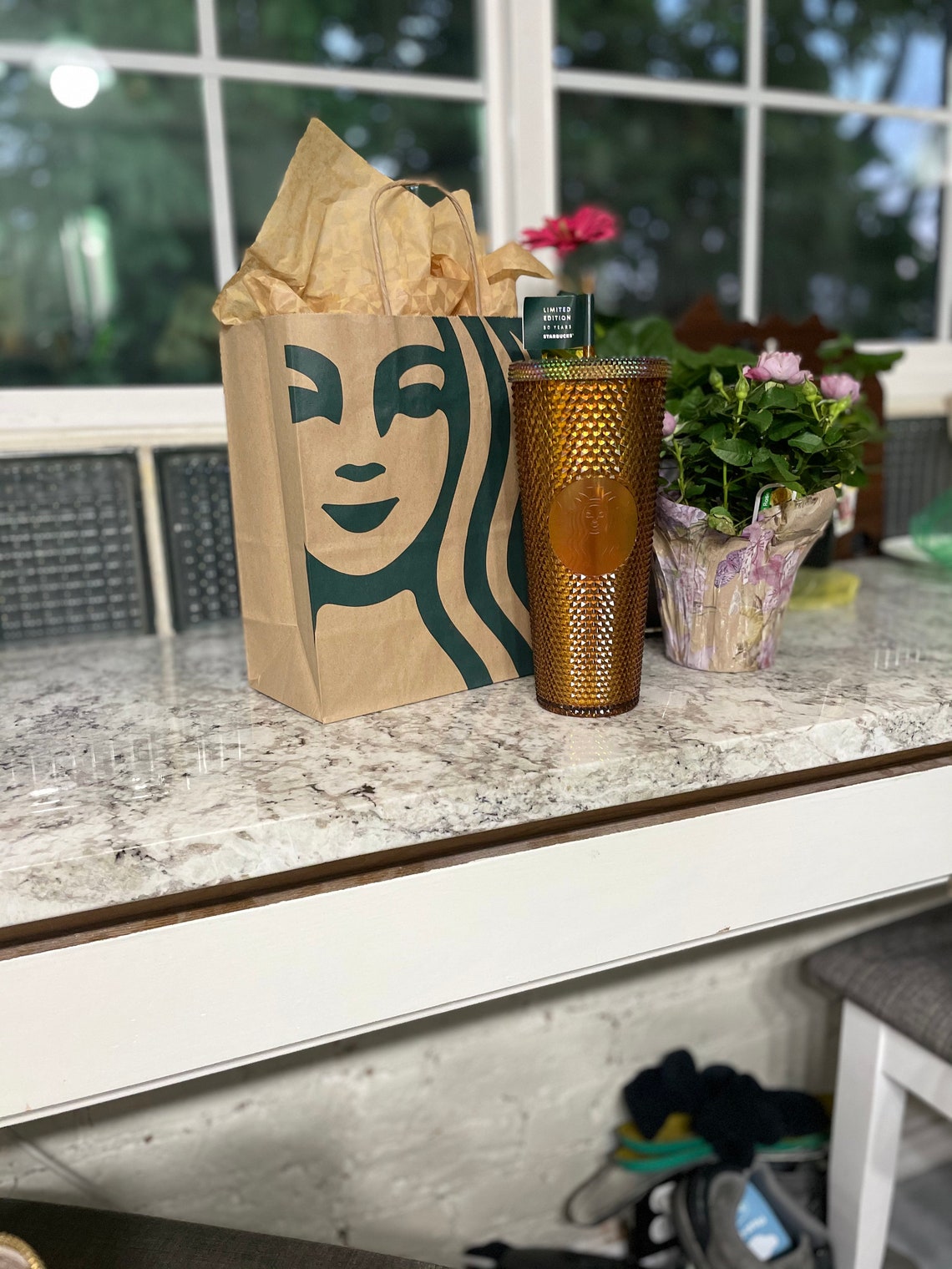 LIMITED EDITION Starbucks Gold Studded Cup Tumbler 24oz Etsy Italia