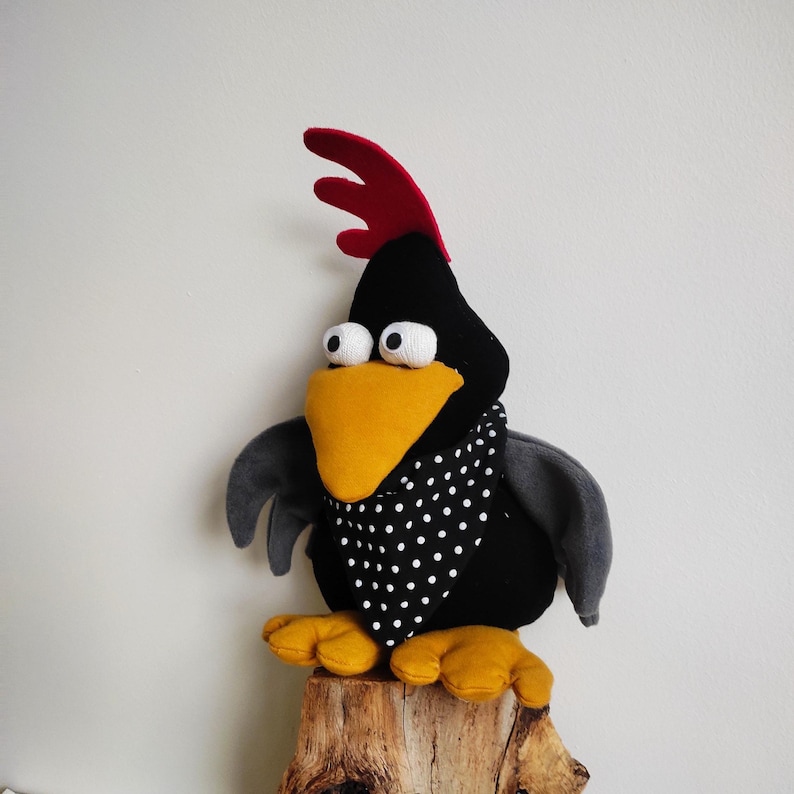 Rooster Plush Sewing Pattern PDF – Farm Animal Soft Toy Tutorial - Etsy