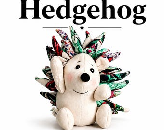 Hedgehog Plush Sewing Pattern PDF – Woodland Stuffed Animal Tutorial, DIY Soft Toy, Instant Download
