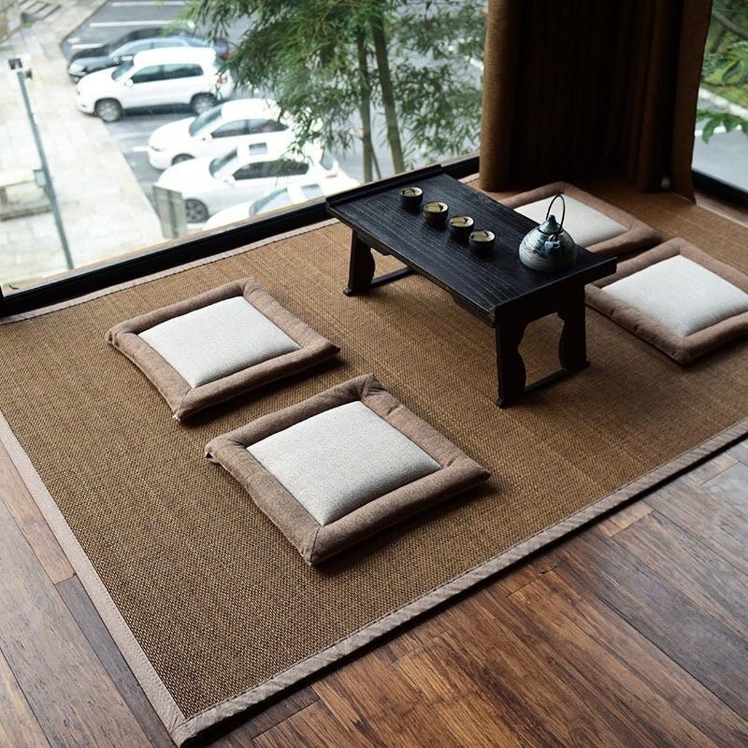 Premium Handmade Tatami Mat Natural Rush Grass Mat Natural Etsy