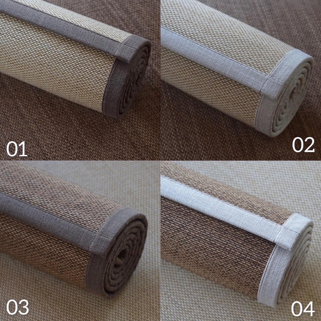 Custom Sized Japanese Premium Tatami Mat for Relaxation, Natural Bamboo