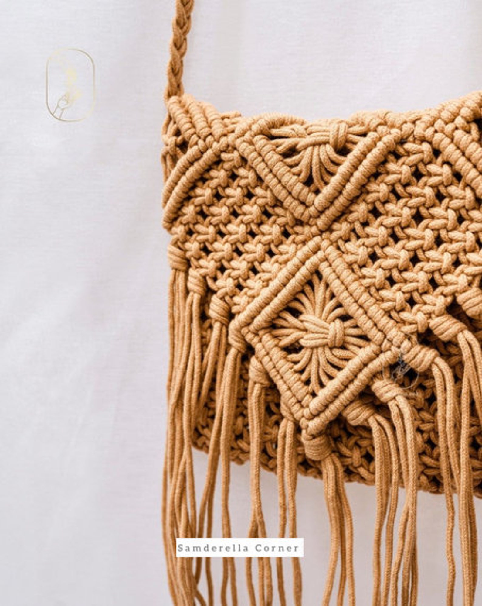 BOHO MACRAME CROSSBODY Macrame Bag Crossbody Bag Handmade Etsy