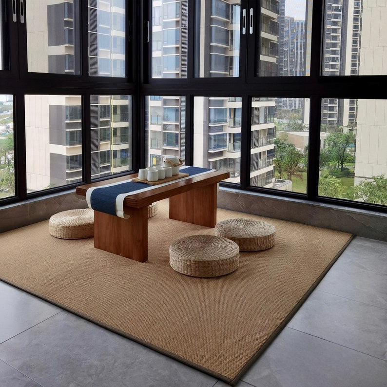 Premium Handmade Tatami Mat Natural Rush Grass Mat Natural Etsy