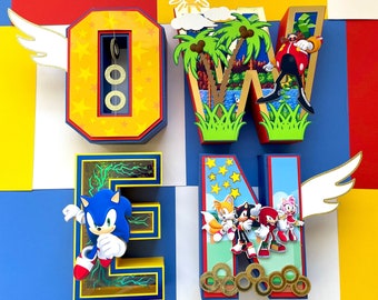The HedgeHog 3D Name Letters Party Decor