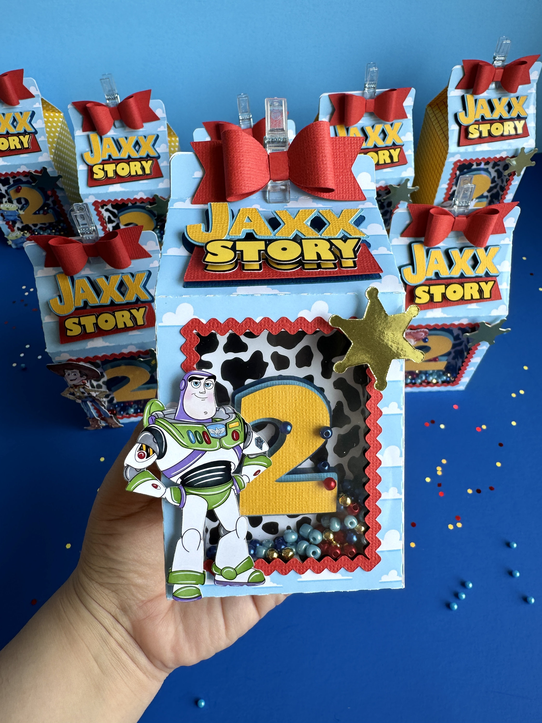 Toy Story Favor Boxes Woody Buzz Lightyear Jessie Milk Box Party Decor ...