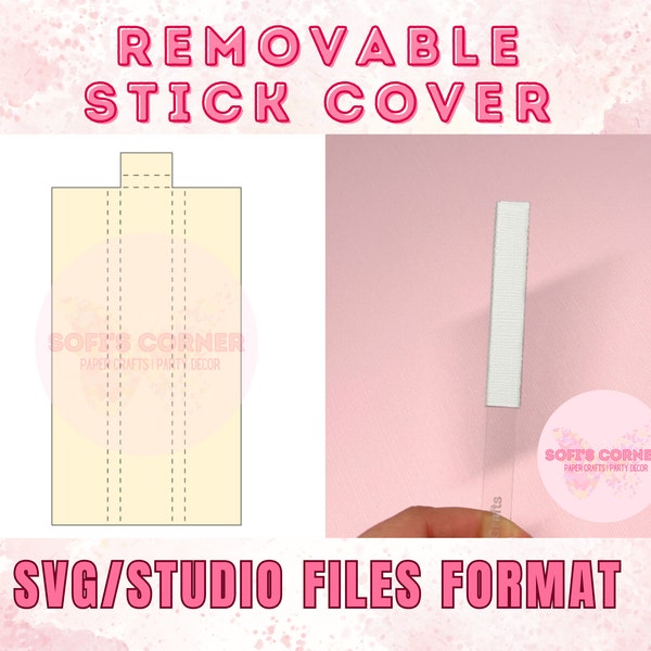 Removable Stick Cover THICK - Acrylic stick cover for crafts!