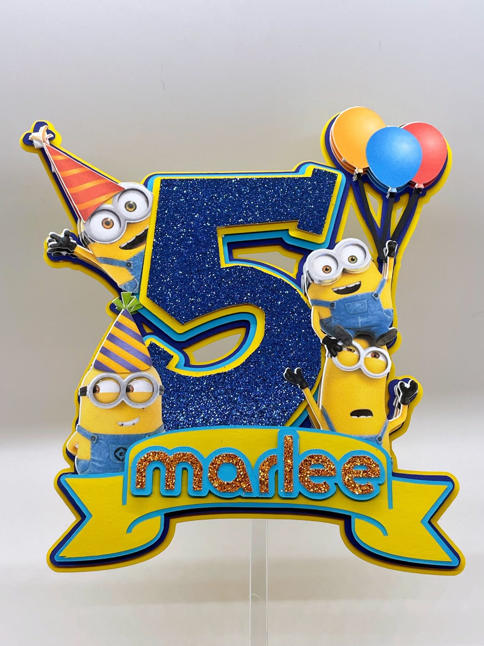 Minions Topper Minion Cake Topper Minions Birthday Cake Etsy