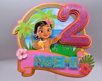 Moana Cake Topper Etsy Moana Cake Topper Etsy