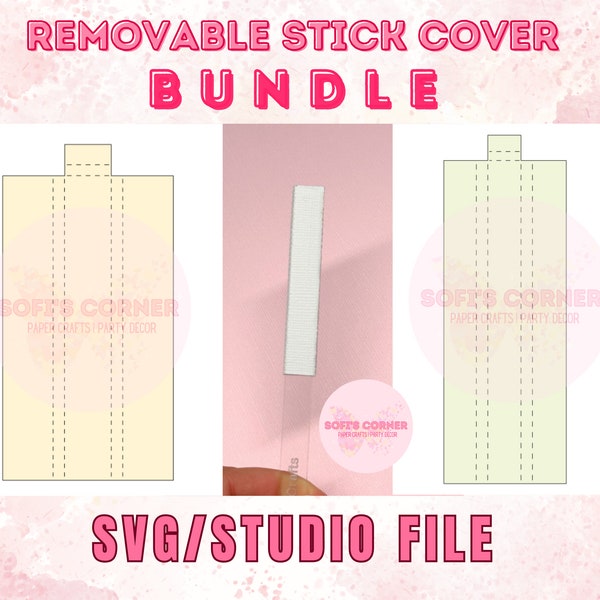 Removable Stick Cover BUNDLE - Acrylic stick cover for crafts!