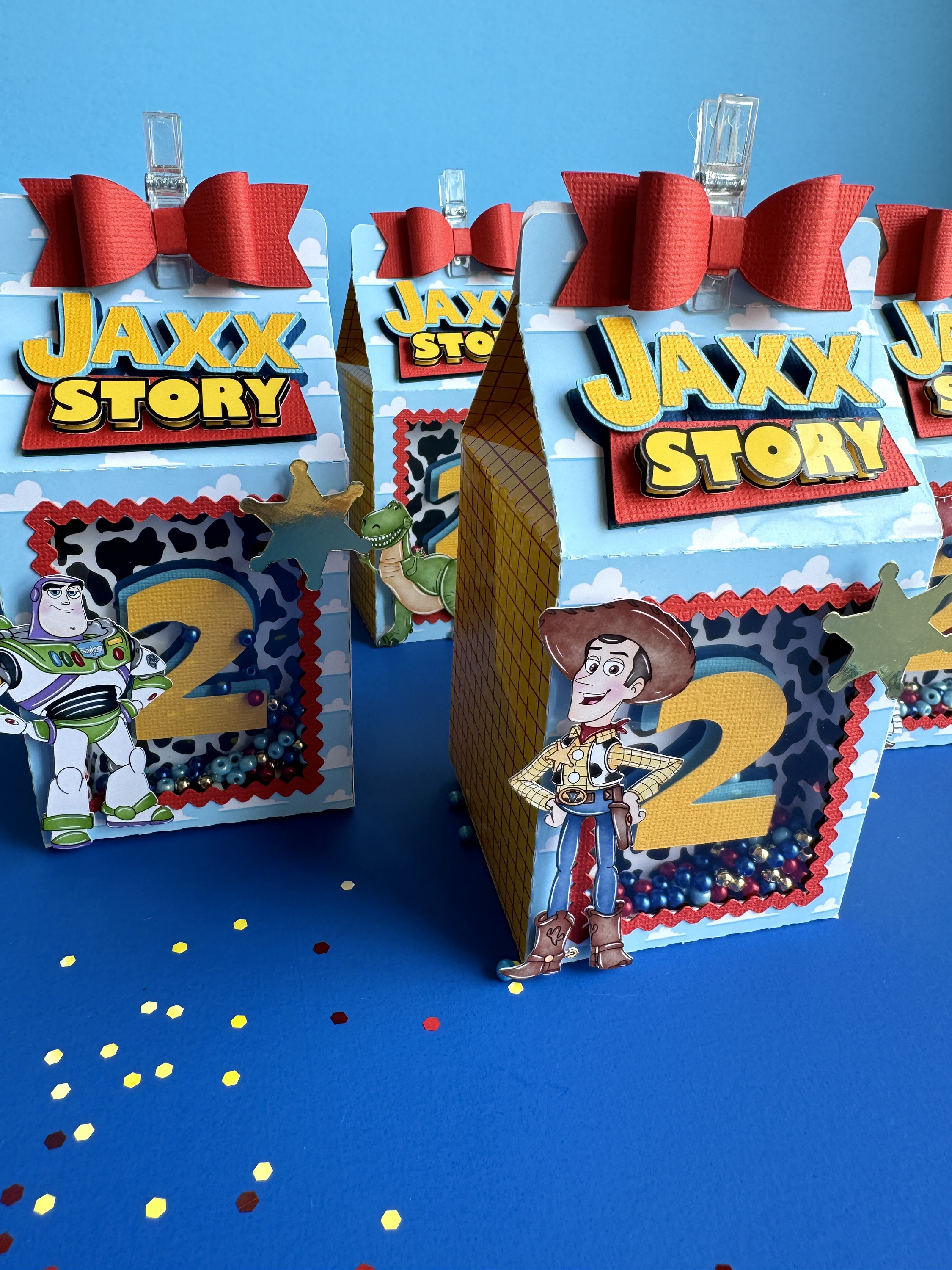 Toy Story Favor Boxes Woody Buzz Lightyear Jessie Milk Box Party Decor ...