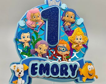 12pc Bubble Guppies Figure Cake Topper Toy Doll Set Cupcake Toys Kids Xmas Gift 12pc Bubble Guppies Figure Cake Topper Toy Doll Set Cupcake Toys Kids Xmas Gift