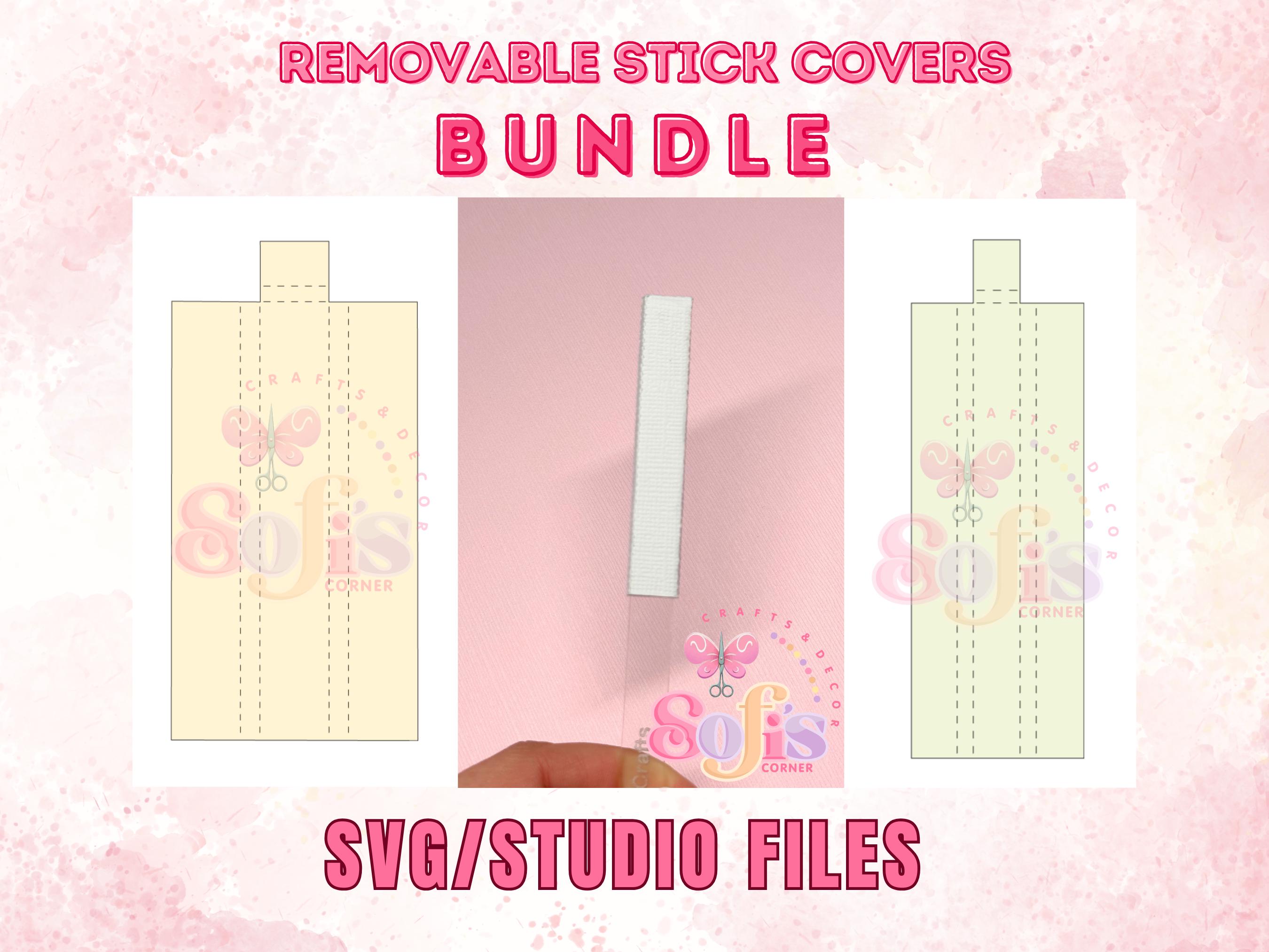 Removable Stick Cover BUNDLE - Acrylic Stick Cover for Crafts! - Etsy