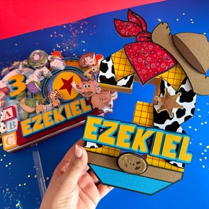 Toy Story 3D Letters Two Infinity & Beyond Verjaardagsfeestje Decor Woody Buzz Lightyear Jessie Bulleye Rex Tweede Verjaardagsgunsten