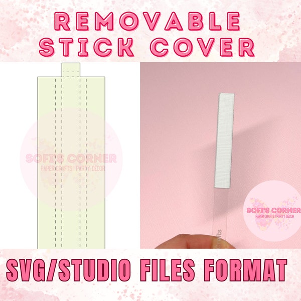 Removable Stick Cover THIN - Acrylic stick cover for crafts!