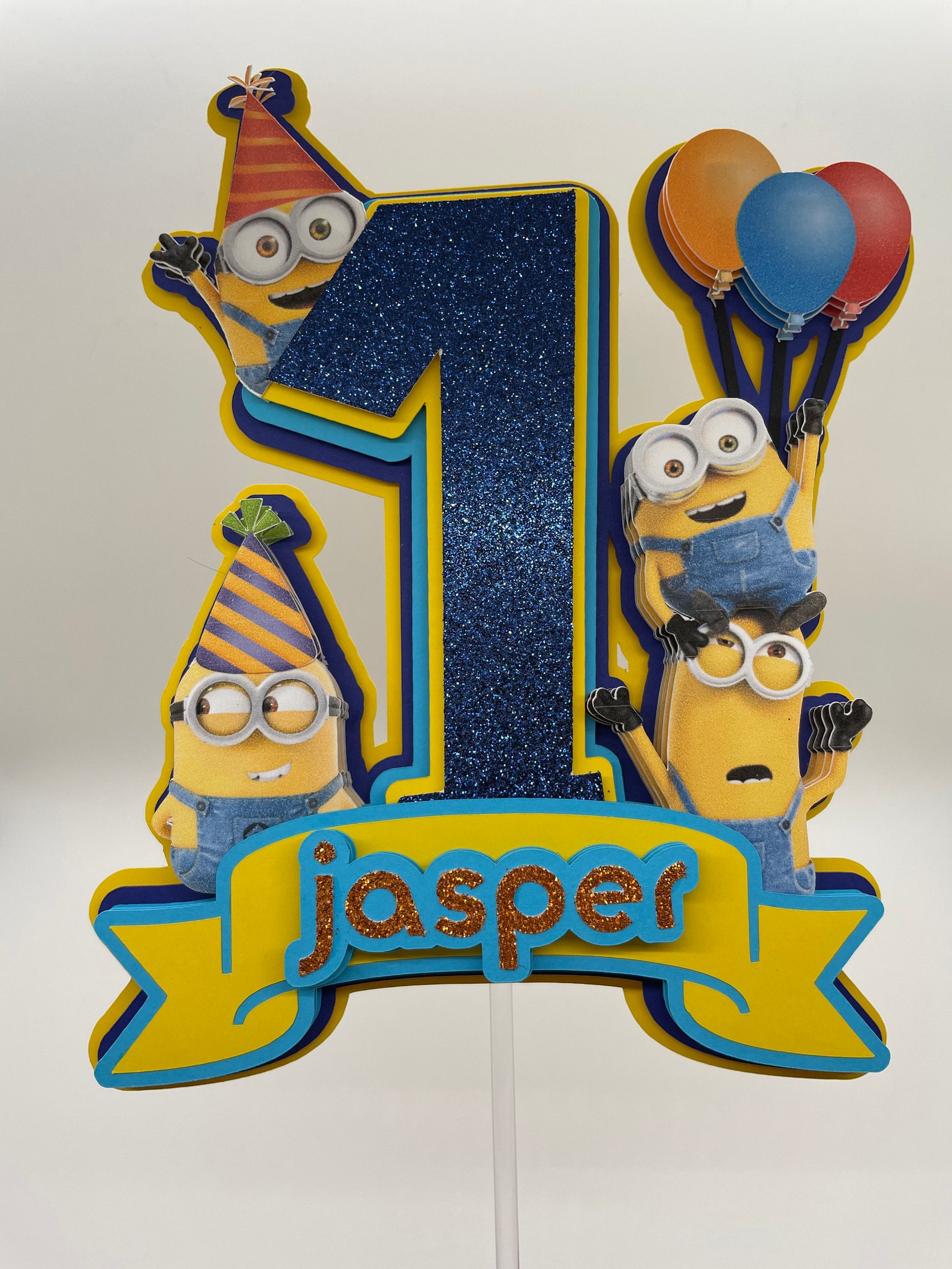 Minions Topper Minion Cake Topper Minions Birthday Cake | Etsy