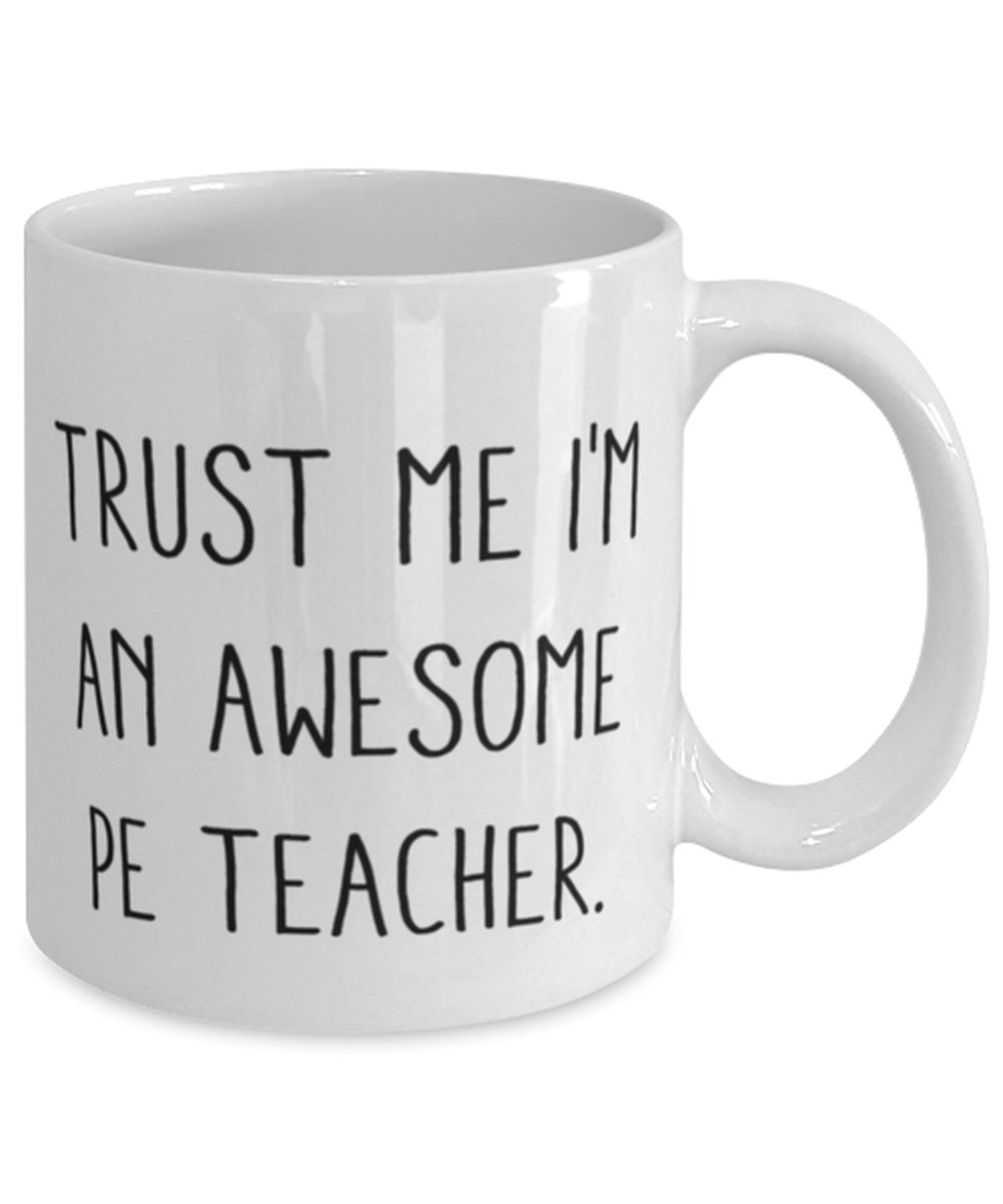 Inspire Pe Teacher Gifts Trust Me I'm An Awesome Pe Etsy