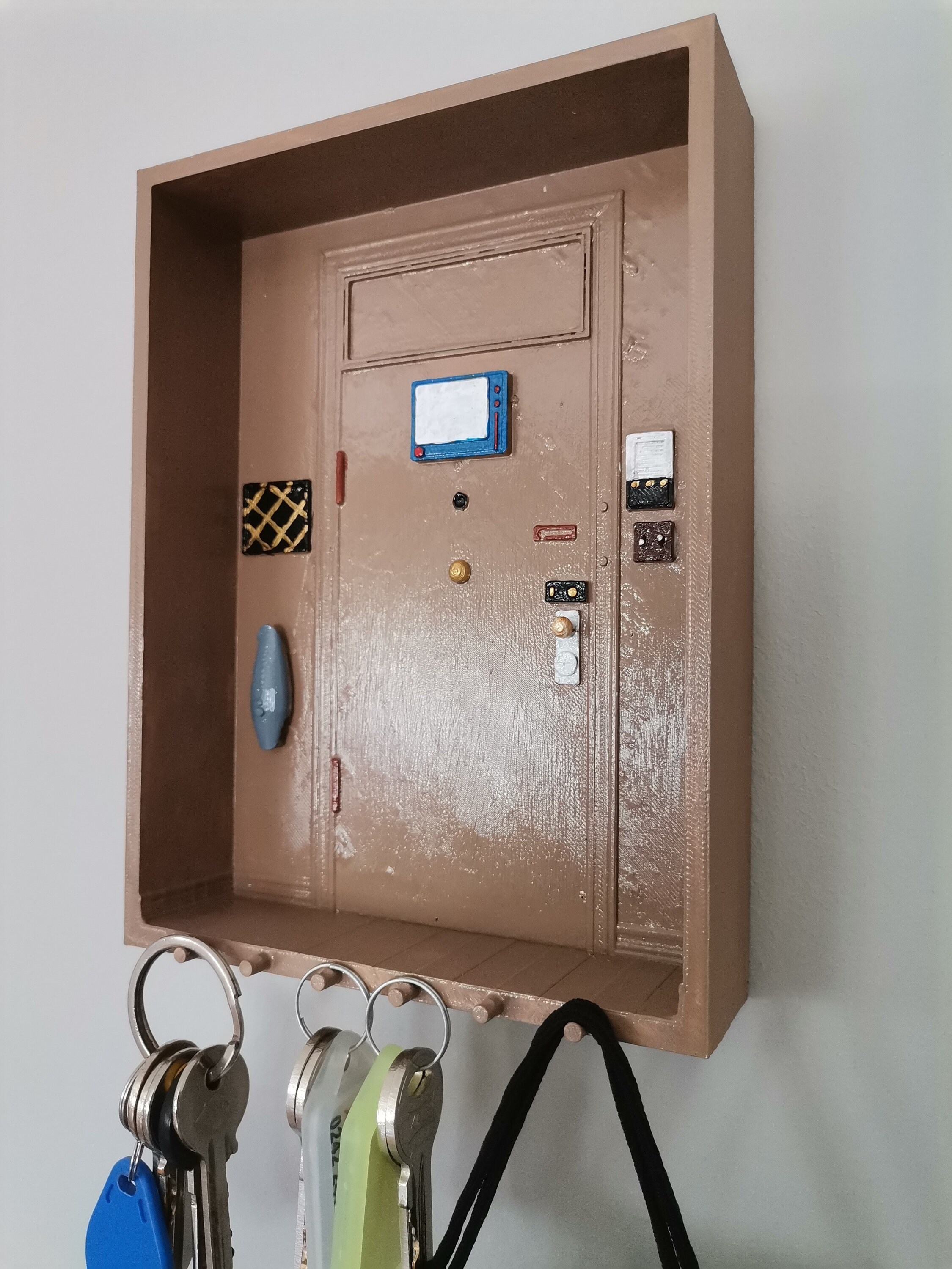 Friends Key Holder/joey and Chandler's Door/mask Holder Etsy