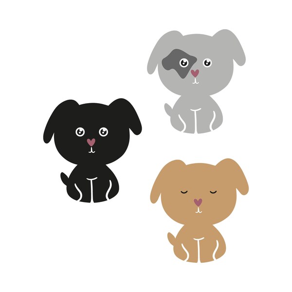 Puppy Svg, Cute Dogs Png, Puppy Clipart, Dog Clipart, Dog SVG, Cute Puppies, Printable, SVG, Commercial Use