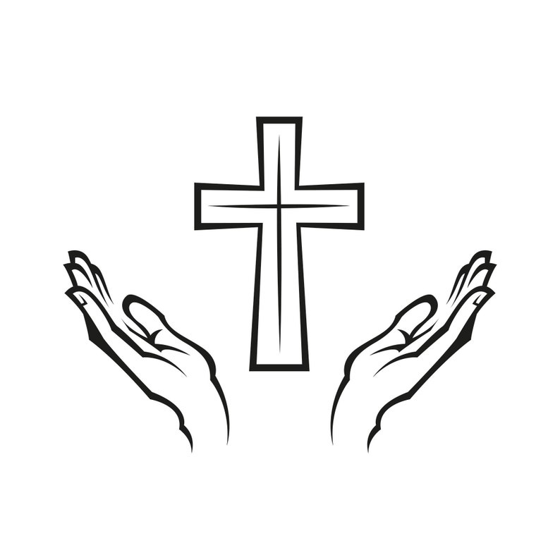 Jesus Cross SVG Jesus Svg Crucifix SVG Christian Cross SVG Etsy