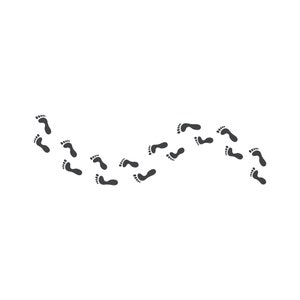 Voetafdruk Svg, voetstappen Svg, voetafdrukken in het zand svg, Svg-bestanden voor Cricut, Svg Instant Download, Cricut Svg, Svg-bestand knippen, wandelen