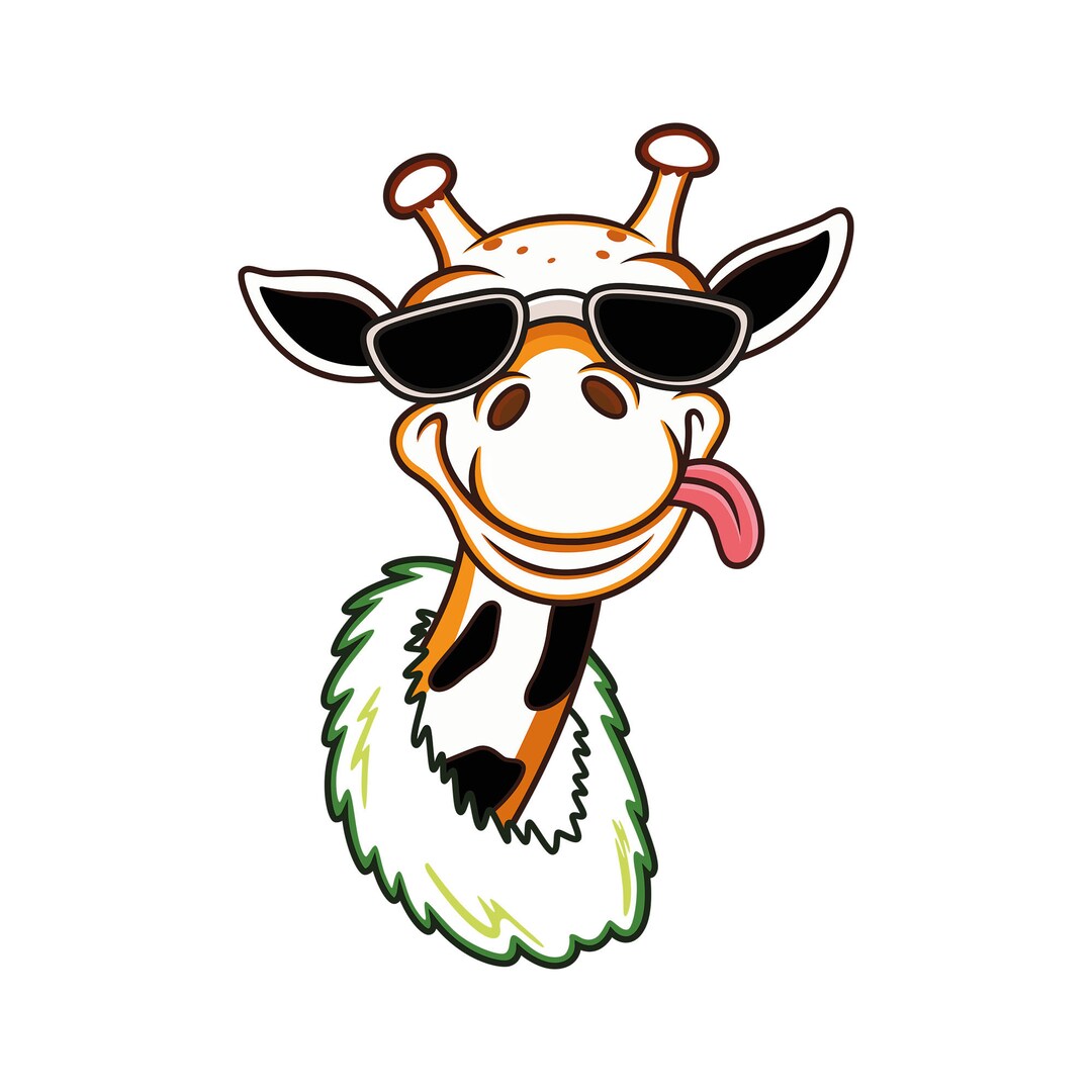 Giraffe Svg Giraffe Face Svg Fun Giraffe Svg Safari Kids - Etsy