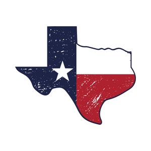 Archivos SVG de la bandera y el mapa de Texas, archivos de corte del mapa y la bandera del estado de Texas, archivos vectoriales de Texas, vectores de formas de Texas, imágenes prediseñadas de Texas