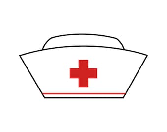 Nurse Hat SVG: Medical Nursing Files (Digital Download)