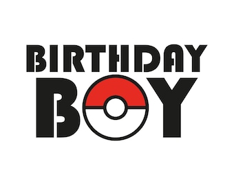 Birthday Boy Ball SVG EPS PNG: Comic Throwback Design (Digital Download)