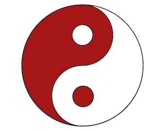 Yin Yang SVG: Multicolored Digital Print (Digital Download)