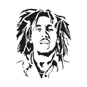 Bob Marley SVG, Bob Marley Shirt, Reggae Cut File, Circut, Vinyl, Jamaica, Marijuana, Pot, Song, Music