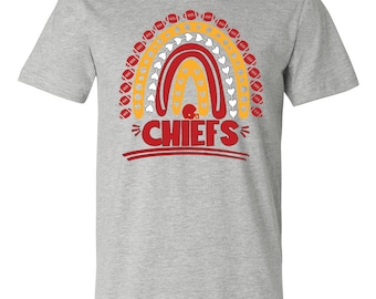 RTS Kansas City Chiefs football rainbow DTF TRANSFER
