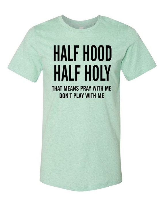 Half hood half holy outlet screen print