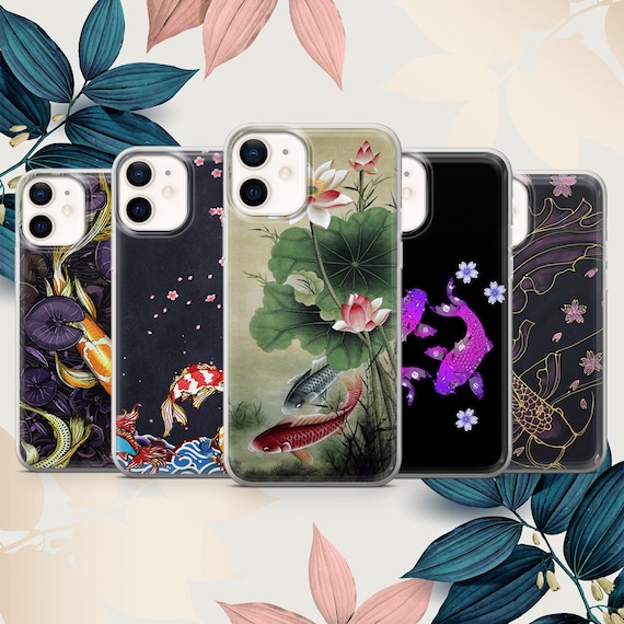 Koi Fish Phone Case Japanese Art Cover Fit for iPhone 15 Pro Max, 14 Plus,  13, 12, 11, XR, XS & Samsung S24, S23, A15, A53, Pixel 8, 7 -  Canada