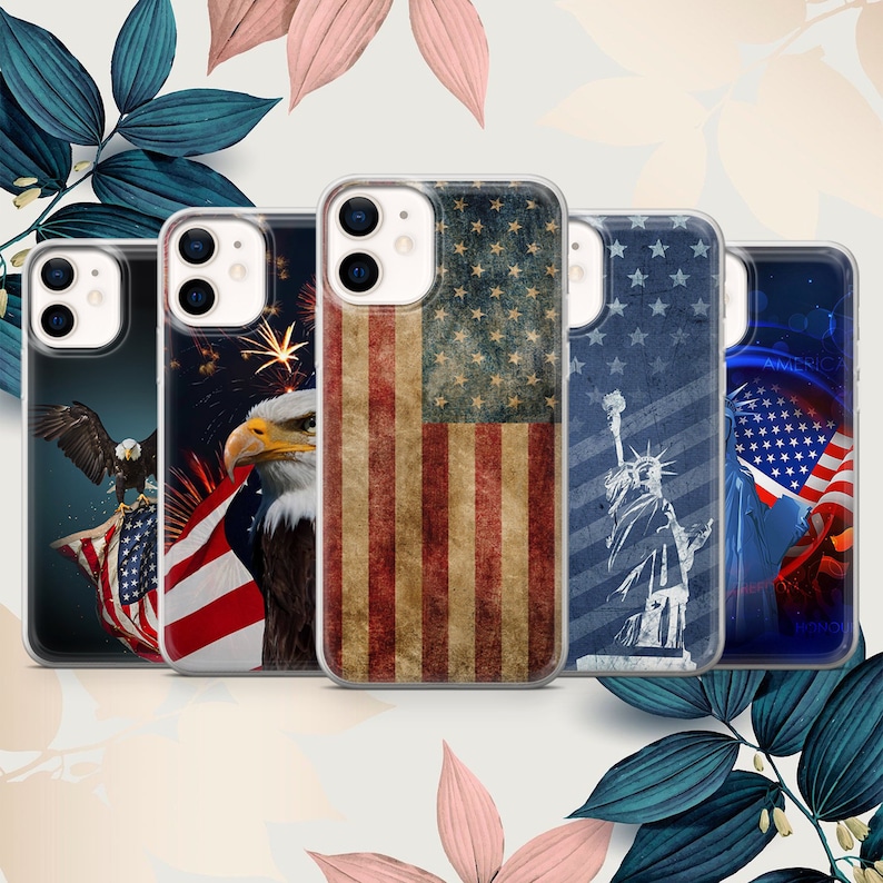 American Flag Phone Case Patriot Cover Fit for Iphone 14 13 Etsy