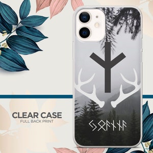 Viking phone case Nord runes cover fit foriPhone 15 Pro Max, 14 Plus, 13, 12, 11, XR, XS & Samsung S24, S23, A15, A53, Pixel 8, 7 1
