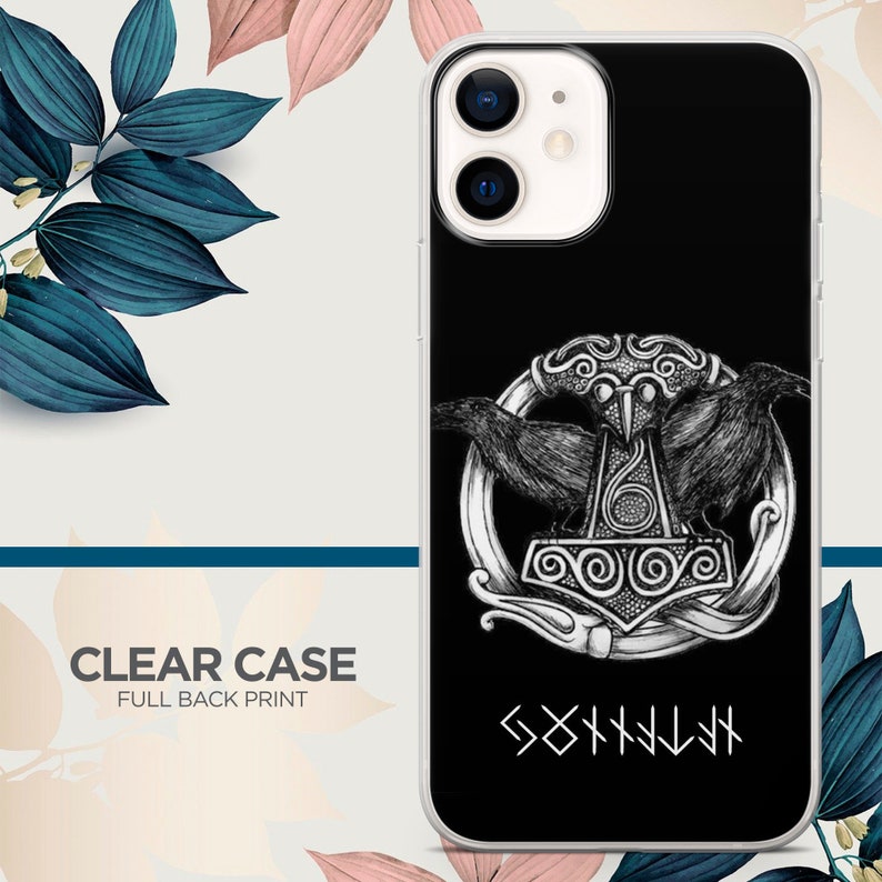 Viking phone case Nord runes cover fit foriPhone 15 Pro Max, 14 Plus, 13, 12, 11, XR, XS & Samsung S24, S23, A15, A53, Pixel 8, 7 2