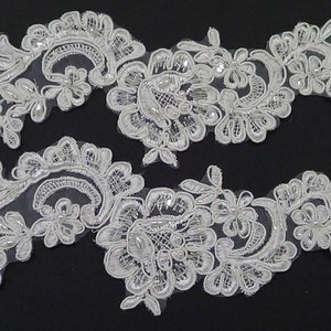 Beaded Applique Wedding- Costumes- Pair