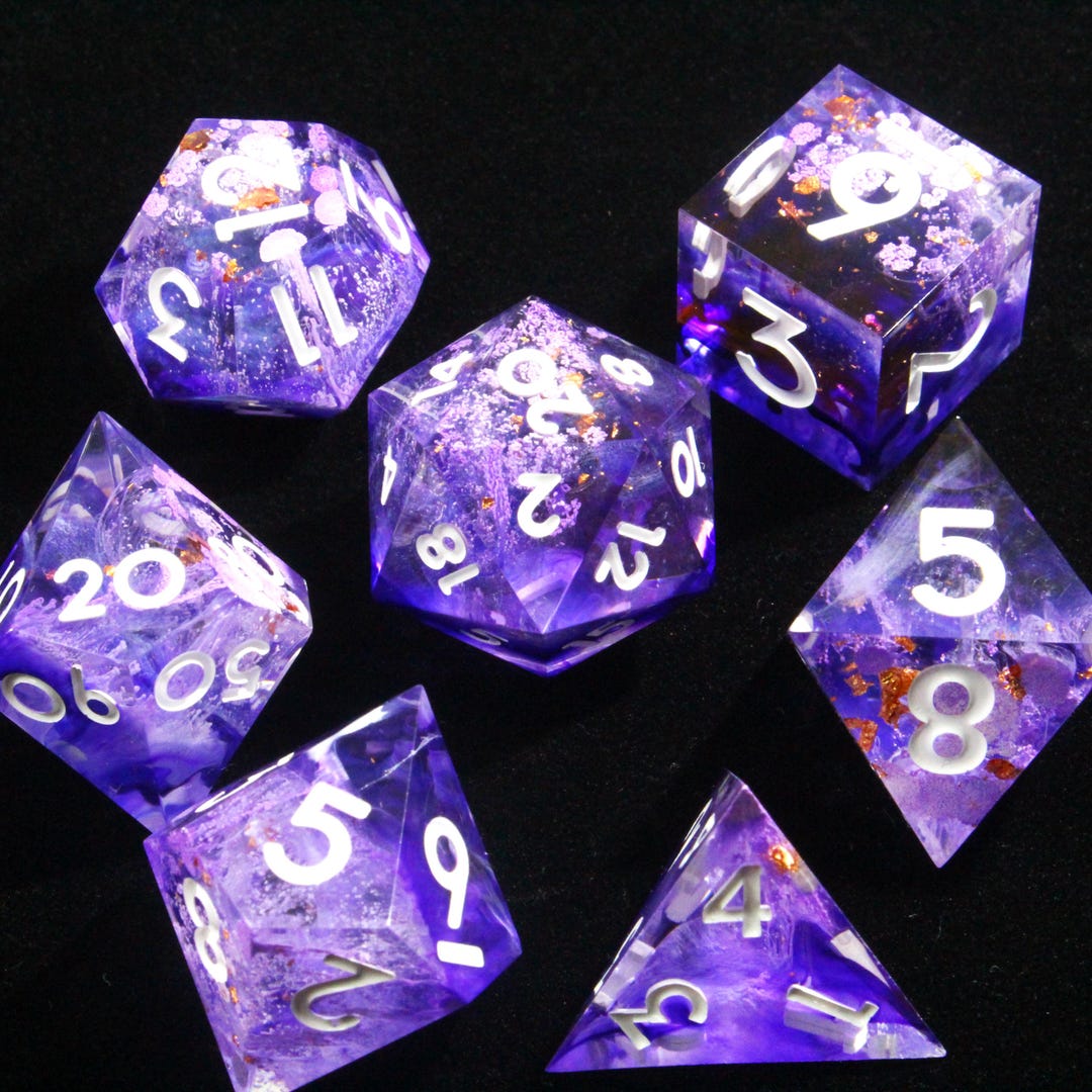 7 stuks DND Dice polyedrische dobbelstenen set