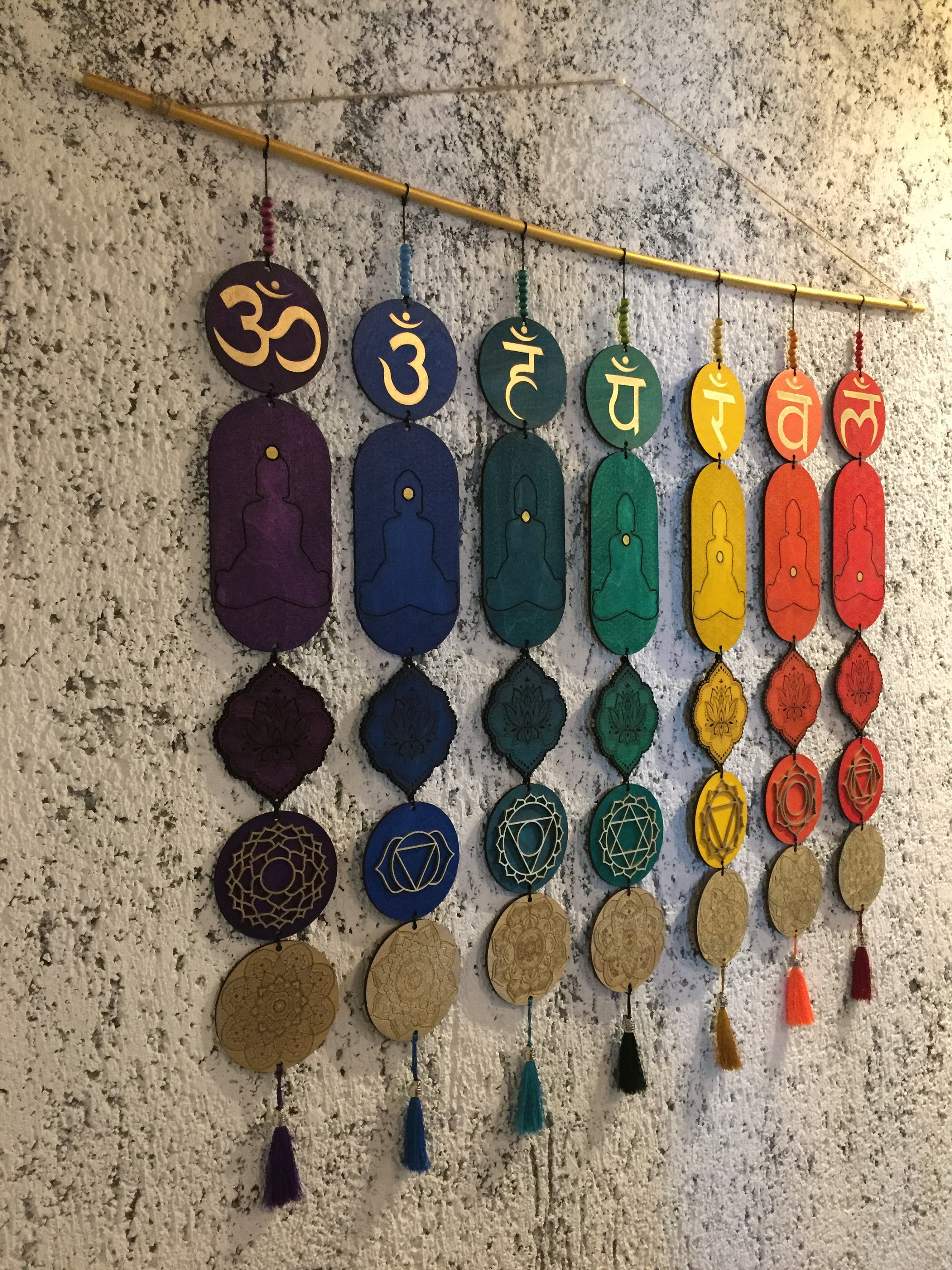 Crown Chakra Crown Chakra Symbol Spiritual Wall Art Wood - Etsy