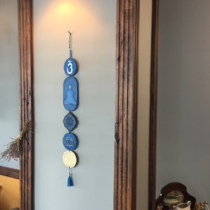 Third Eye Chakra Wood Sign, Spiritual Wall Art image 10