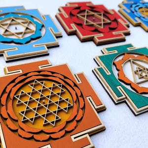 Ganesh Yantra, Laxmi Yantra, Bramha Yantra, Murugan Yantra, Saraswati Yantra, Vishnu Yantra Sacred Geometry, Wood Yantra