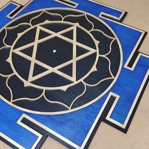 Saturn Yantra Wall Art , Laser Cut, Sacred Geometry, Yantra