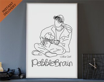 Pebble Brain Lovejoy Poster Printable