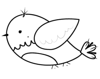 Printable Birds Coloring Book| 20 Pages