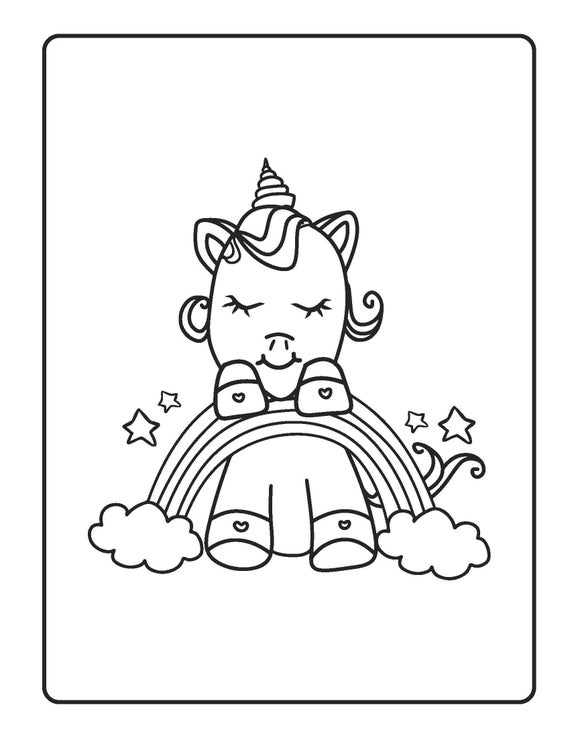 10 Desenhos de Unicórnio para Imprimir e Colorir  Unicorn coloring pages,  Coloring pages, Coloring books