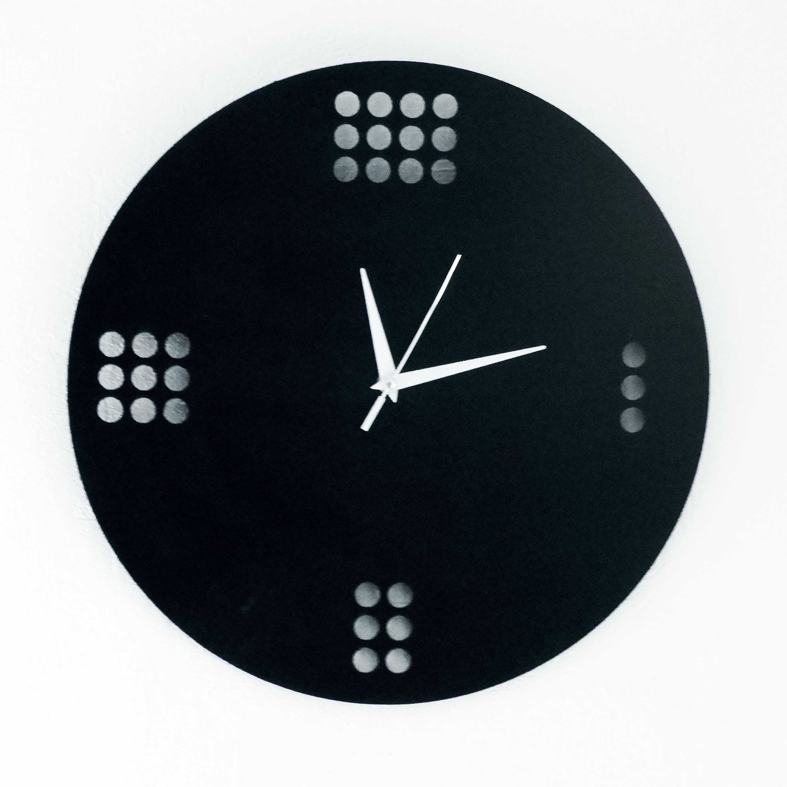 Horloge Murale Domino Décoration en Bois